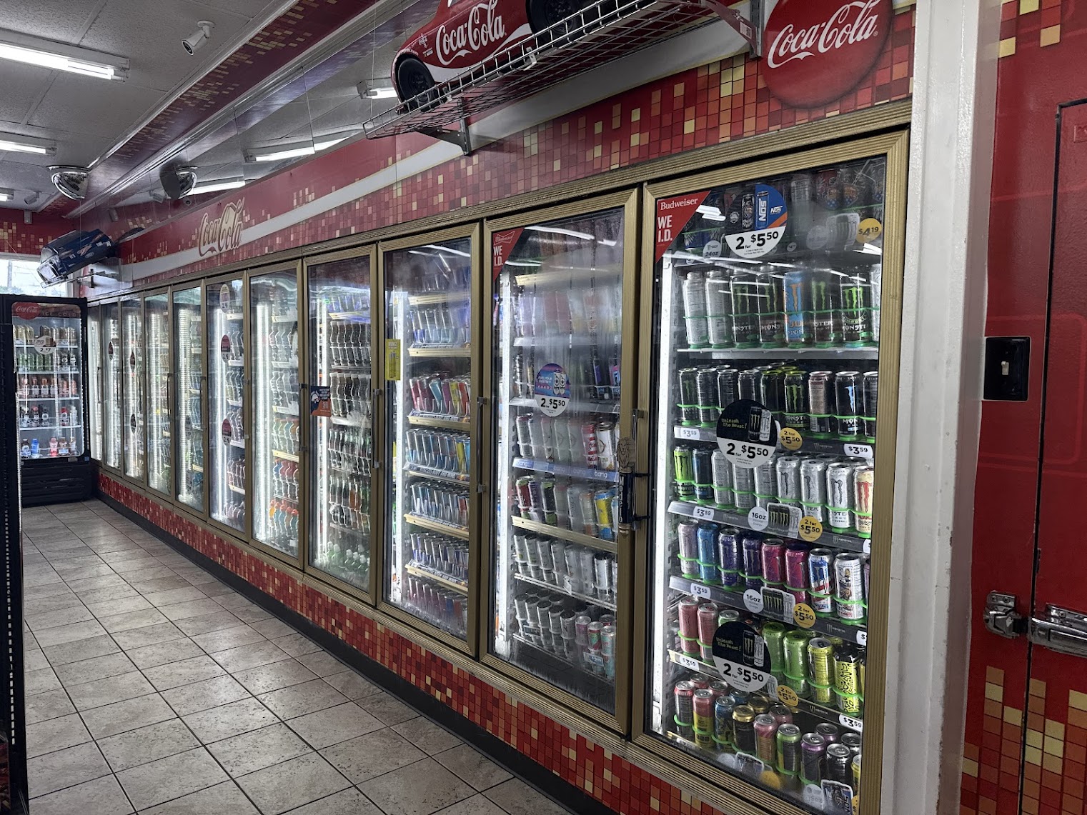 Cold drinks wall